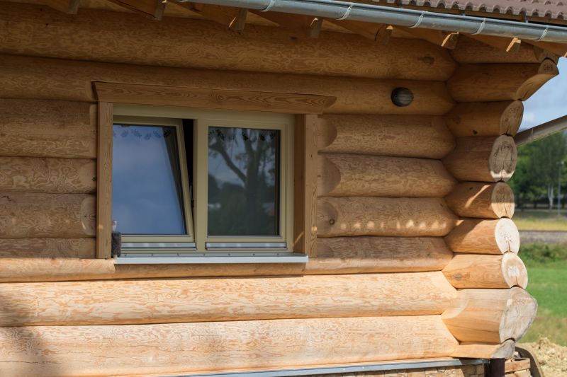 Log Home Siding Installation